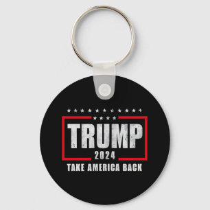 Donald Trump 2024 Ta Amerika Tillbaka Val Nyckelring