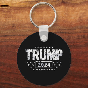 Donald Trump 2024 Ta Amerika Tillbaka Val Nyckelring