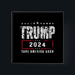 Donald Trump 2024 Ta Amerika tillbaka valet Knapp<br><div class="desc">Donald Trump 2024 Ta Amerika tillbaka valet</div>