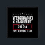 Donald Trump 2024 Ta Amerika tillbaka valet Knapp<br><div class="desc">Donald Trump 2024 Ta Amerika tillbaka valet</div>