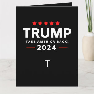 Donald Trump 2024 Ta Amerika tillbaka valet Kort