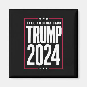 Donald Trump 2024 Ta Amerika tillbaka valet Magnet