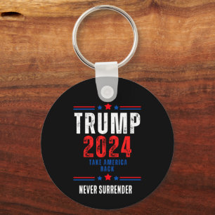 Donald Trump 2024 Ta Amerika tillbaka valet Nyckelring