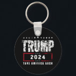 Donald Trump 2024 Ta Amerika tillbaka valet Nyckelring<br><div class="desc">Donald Trump 2024 Ta Amerika tillbaka valet</div>