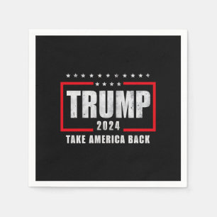 Donald Trump 2024 Ta Amerika tillbaka valet Pappersservett