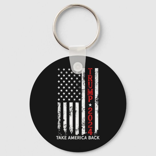 Donald Trump 2024 Ta Amerika tillbaka valet - The Nyckelring (Framsida)