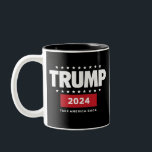 Donald Trump 2024 Ta Amerika tillbaka valet Två-Tonad Mugg<br><div class="desc">Donald Trump 2024 Ta Amerika tillbaka valet</div>