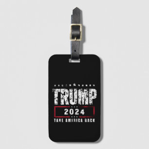 Donald Trump 2024 Ta tillbaka Amerika-valet Bagagebricka