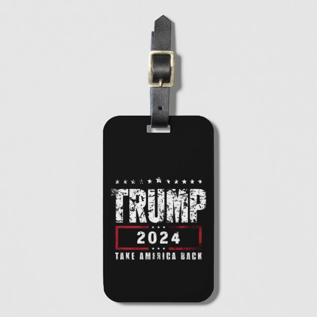 Donald Trump 2024 Ta tillbaka Amerika-valet  Bagagebricka (Framsida vertikal)