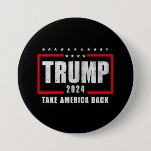 Donald Trump 2024 Ta tillbaka Amerika-valet Knapp