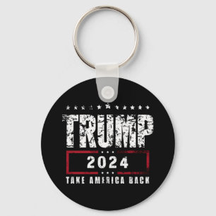 Donald Trump 2024 Ta tillbaka Amerika-valet Nyckelring