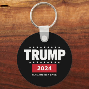 Donald Trump 2024 Ta tillbaka Amerika-valet Nyckelring