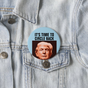 DONALD TRUMP 2024 TID TILL CIRKELBAKKNAPPAR KNAPP