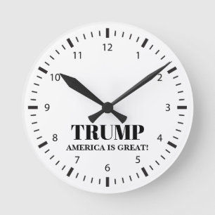 Donald Trump 2024 Val Amerika är Underbart Rund Klocka