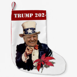 Donald Trump 2024 Val President Liten Julstrumpa