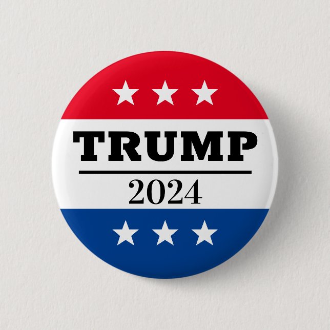 Donald Trump 2024 Valpin Knapp (Framsida)
