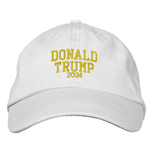 DONALD TRUMP 2024 Valtak Broderad Keps (Framsida)