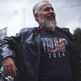 Donald Trump 2024 Vintage American Flagga Brev T Shirt