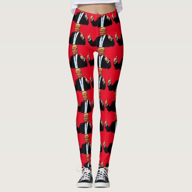 DONALD TRUMP 2024 YOGA BYXOR LEGGINGS (Framsida)