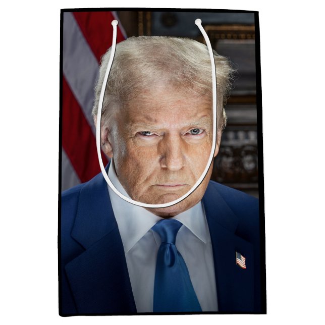 Donald Trump 2025 Amerikansk president Porträtt (Framsidan)