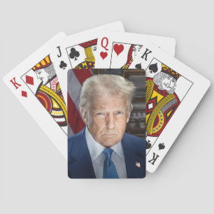 Donald Trump 2025 Amerikansk president Porträtt Casinokort