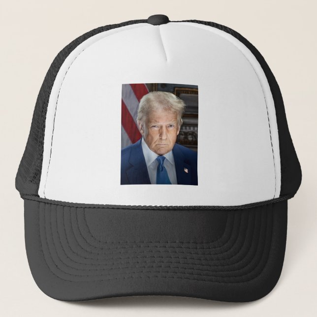 Donald Trump 2025 Amerikansk president Porträtt Keps (Framsida)