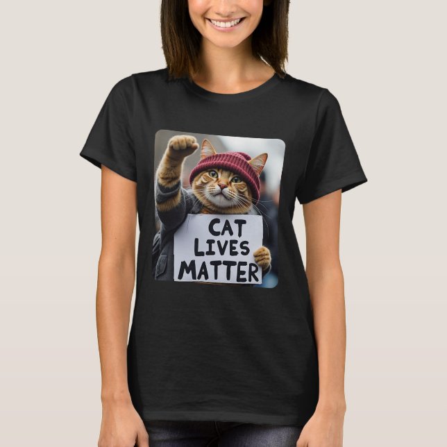 Donald Trump 2025 Cats Live Problem T Shirt (Framsida)