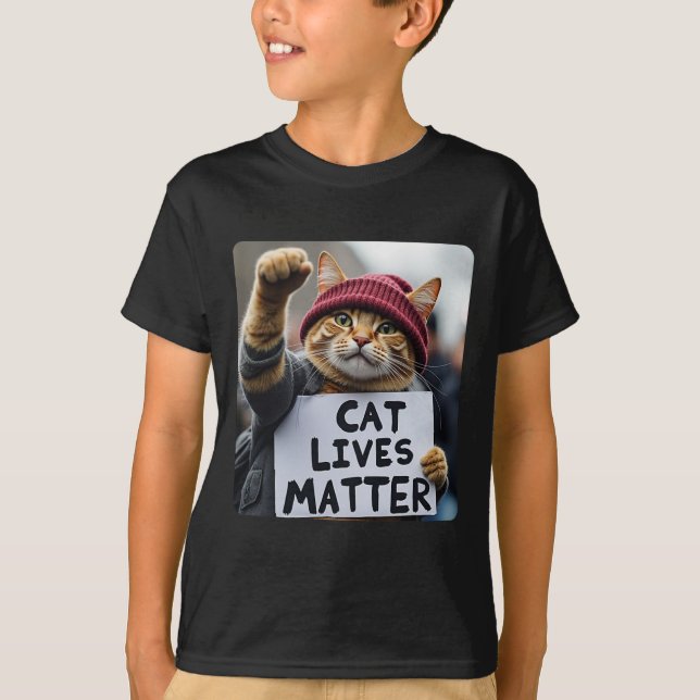 Donald Trump 2025 Cats Live Problem T Shirt (Framsida)