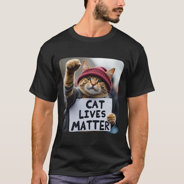 Donald Trump 2025 Cats Live Problem T Shirt (Framsida)
