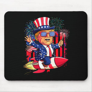 Donald Trump 2025 Lycklig 4:e juli Trump American Musmatta