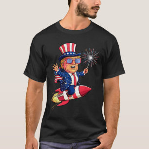 Donald Trump 2025 Lycklig 4:e juli Trump American T Shirt