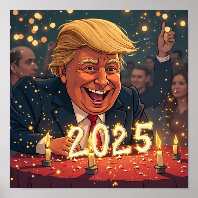 Donald Trump 2025 Poster (Framsidan)