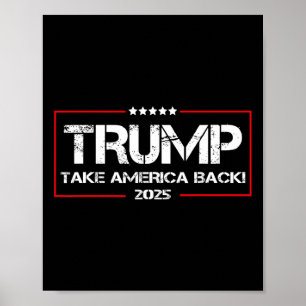 Donald Trump 2025 Ta Amerika Ck Valet - Återkomste Poster