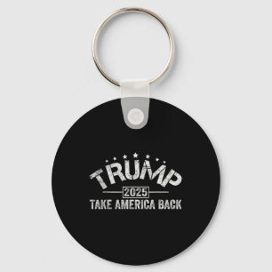 Donald Trump 2025 Ta Amerika tillbaka 4:e juli El Nyckelring