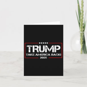Donald Trump 2025 Ta Amerika tillbaka valet - The Kort