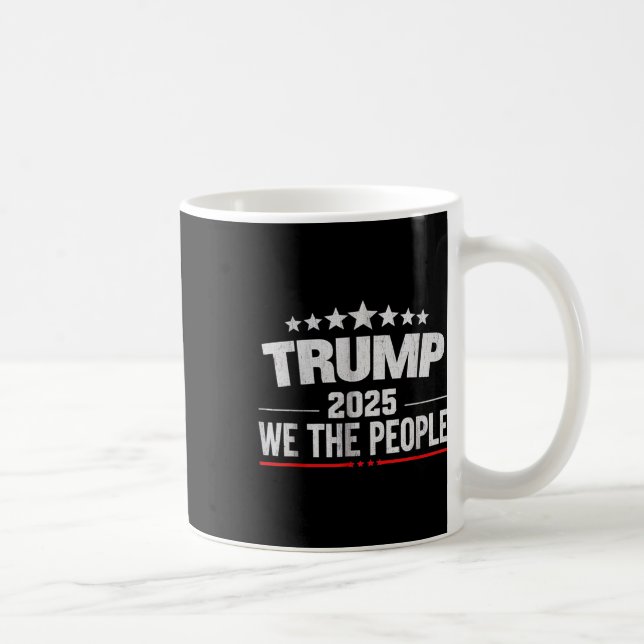 Donald Trump 2025 Vi folk 4:e juli Electi Kaffemugg (Höger)