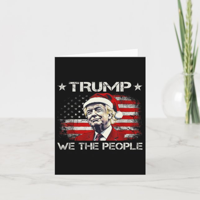 Donald Trump 2025 Vi folk 4:e juli Electi Kort (Framsida)