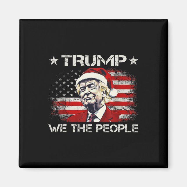 Donald Trump 2025 Vi folk 4:e juli Electi Magnet (Framsidan)