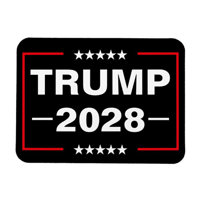Donald Trump 2028 President Magnet (Horisontell)