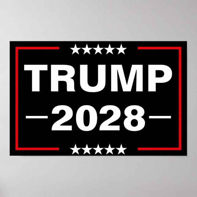 Donald Trump 2028 President Poster (Framsidan)