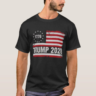 Donald Trump 2028 Shirt, 45 47 48 American Flagga T Shirt