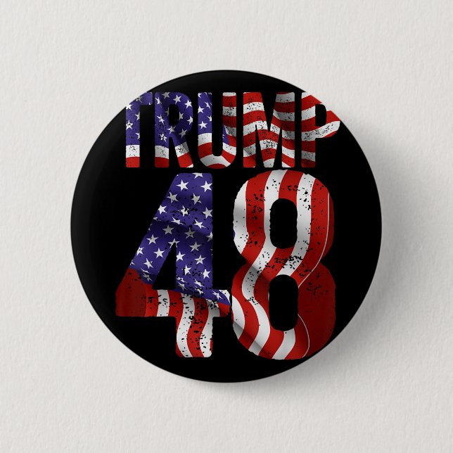 Donald Trump 2028 Trump 45 47 48th President Ameri Knapp (Framsida)