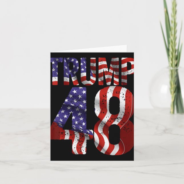 Donald Trump 2028 Trump 45 47 48th President Ameri Kort (Framsida)