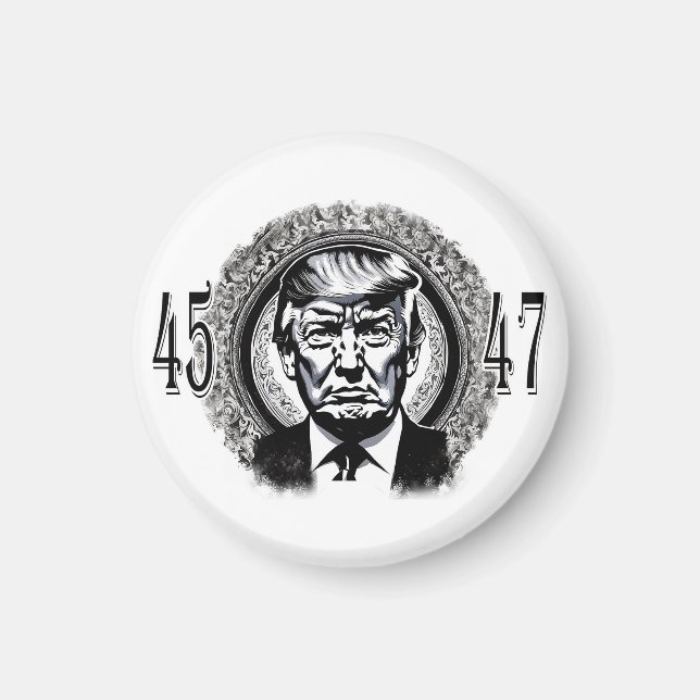 Donald Trump 45/47 Magnet (Framsidan)