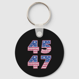 Donald Trump 45-47 Nyckelring