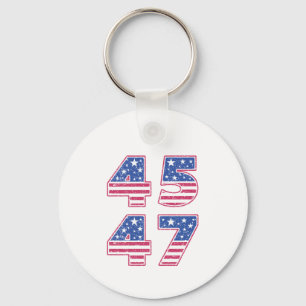 Donald Trump 45-47 Nyckelring