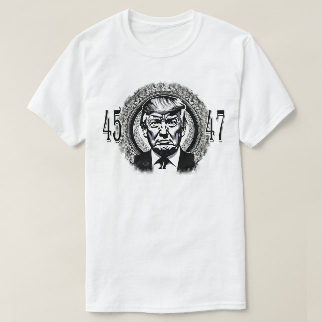 Donald Trump 45/47 T Shirt (Design framsida)