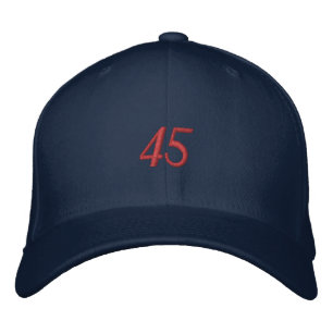 Donald Trump 45 Broderad Keps