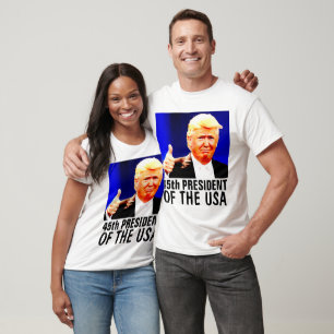 DONALD TRUMP 45:E PRESIDENT T-shirts