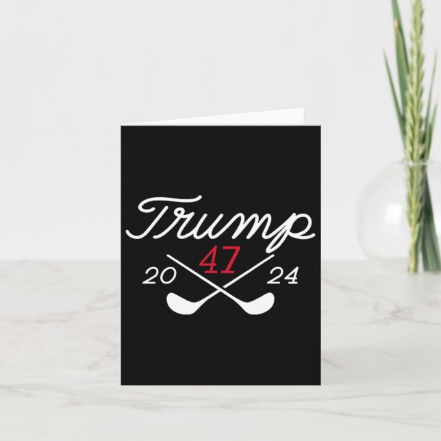 Donald Trump 47 2024 Kort (Framsida)